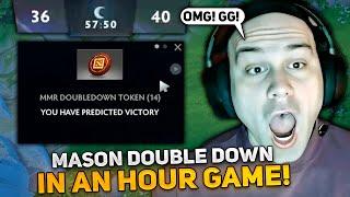 MASON DOUBLE DOWN in an HOUR GAME on LIFESTEALER DOTA 2!