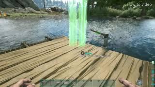 Ark Survival Evolved How to lower foundations on a raft