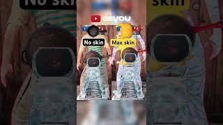No skin vs Max skin  #pubgm #pubgmobile #sevou #levinho #bgmi