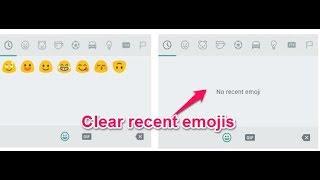 Very Easy and Interesting way to Delete Emoji History in WhatsApp