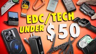 10 Budget EDC/Tech Gifts UNDER $50 for Men - Gift Guide 2024