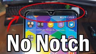 Como ocultar el notch de cualquier Samsung Galaxy M, A, S, Note de forma nativa