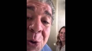 Uncle Joey, the Flying Jew, & Sarah Tiana blow mighty clouds of joy pre-Church January 20,2016