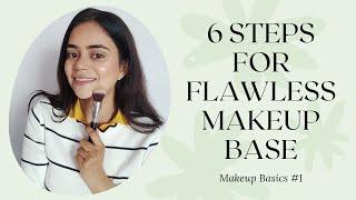 ONLY 6 STEPS FOR FLAWLESS MAKEUP BASE #shorts #makeupshorts