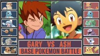 KID GARY vs KID ASH | Pokémon Anime Battle