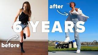 6 Year Shuffling Transformation || My dance GLOW UP from NOVICE to PRO