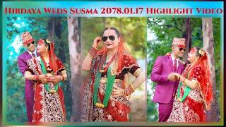 Hirdaya Weds Susma  Wedding Highlight Video Bishal Studio Khajura Banke