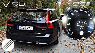 VOLVO V90 AWD D5 235HP 0-234 km/h ACCELERATION ! 