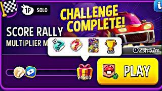 multiplier mushrooms gimme green solo challenge | score rally match masters | mushrooms solo