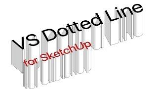 VS Dotted Line plugin for SketchUp