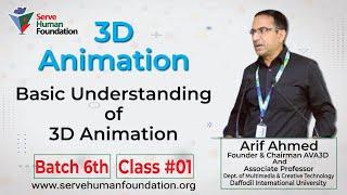 Basic Understanding of 3D Animation | Freelancing Bangla Tutorial | Batch 6th | Class 01