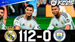 FC 25 - MESSI, RONALDO, MBAPPE, NEYMAR, ALL STARS | REAL MADRID 112-0 MANCHESTER CITY | UCL FINAL