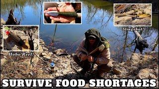 Survive Food Shortages! SERE Hunting Kit and Survival Skills! Fish, Hunt, Trap!