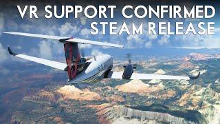 Microsoft Flight Simulator 2020 - VR Confirmed, Steam Release, Previews