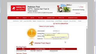 Track Package in Pakistan