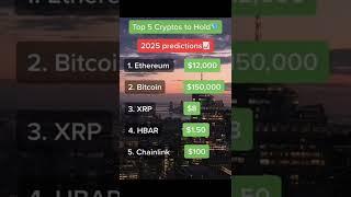 top 5 cryptos to hold - 2025 prediction 2023 chart prediction bullrun? #bitcoin#tron #cryptocurrency