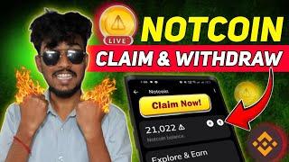 NOTCOIN Claim & Withdraw Process । Notcoin Mining Claim । Notcoin Withdraw Process