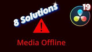 Fix Media Offline FAST: 8 Must-Know Solutions! Davinci Resolve 19