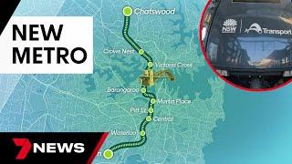 Sneak peek into the engineering marvel of the Under Sydney Harbour Metro | 7 News Australia