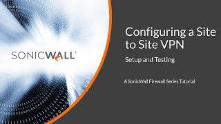 Setup a Site to Site VPN