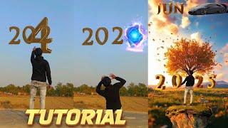 Tutorial Happy New Year 2025 Video Editing || 2025 Video Editing VFX Tutorial | Tech Arman