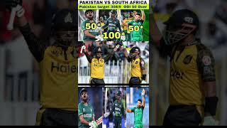 Babar azam razwm and saim top scroer in pakistan vs south africa today match #shortvideo