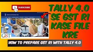 GSTR1 Update in Tally Prime 4.0 | GST Accounting in Tally Prime 4.0 I GST R1 with Tally 4.0