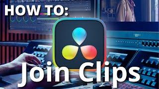 HOW TO Merge (join) Clips in DaVinci Resolve - SIMPLE AND EASY TUTORIAL