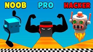 NOOB vs PRO vs HACKER - Draw Climber