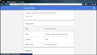 Changing a Google Acount Email Address