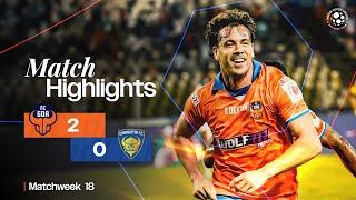 Match Highlights | FC Goa 2-0 Chennaiyin FC | MW 18 | ISL 2024-25