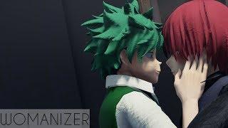 【MMD || BNHA】Womanizer 【Villain!Todoroki and Deku】