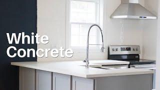 ️️ How to make  WHITE CONCRETE Countertops (GFRC) ️️