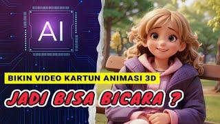 CARA BIKIN VIDEO ANIMASI KARTUN 3D BISA BICARA | PAKAI AI - DI HP ANDROID