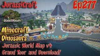 Jurassic World Download Isla Nublar 2015 Map v4 Grand Tour and Download Minecraft Dinosaurs Ep277