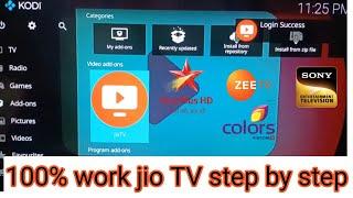 jio tv LED TV mein download kaise karen ||Kodi app kaise chalayen || jio tv set top box download