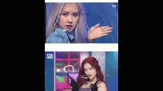 blackpink rosé vs momoland nancy