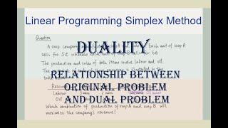 Duality - Relations between original and dual problem [EP11]