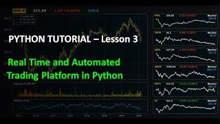 Python for Finance #3 - Customizing Real Time and Automated Trading Platform Layouts