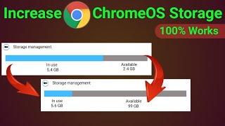 How to Increase Chrome OS Storage | How to Increase Dualboot Chrome OS Storage Size