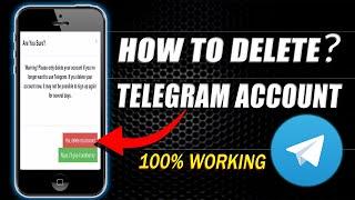 How to Delete Telegram Account Permanently (2024) | Conformation Code Issue Solved