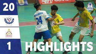 BRIGHT VISION 20-1 TRINITY | HIGHLIGHTS | DAY-8 | MATCH-2 | ANFA INTER COLLEGE FUTSAL CHAMPIONSHIP |