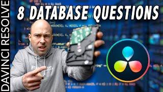 8 DaVinci Resolve DATABASE Questions I Get All the Time | Quick Tip Tuesday