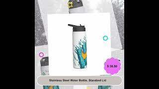 Stainless Steel Water Bottle, Standard Lid