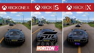 Forza Horizon 5 Comparison - Xbox Series X vs. Xbox Series S vs. Xbox One X vs. Xbox One S