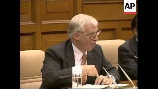 HONG KONG: CHRIS PATTEN SPEAKS AT LEGISLATIVE COUNCIL FOR LAST TIME