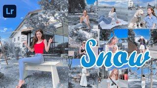 Snow Preset I Lightroom Mobile Presets Free DNG I Free Lightroom Mobile Tutorial 2020