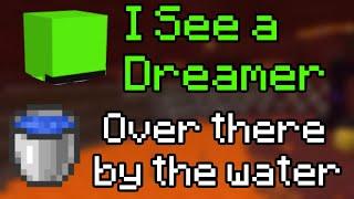 I See a Dreamer but every line of the song is a Minecraft item