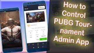 How to CONTROL pubg turnamant Admin App| pubg tournament aia| kodular pubg tournament aia file
