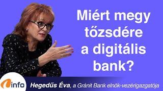 Miért megy tőzsdére a digitális bank? Hegedűs Éva, Inforádió, Aréna